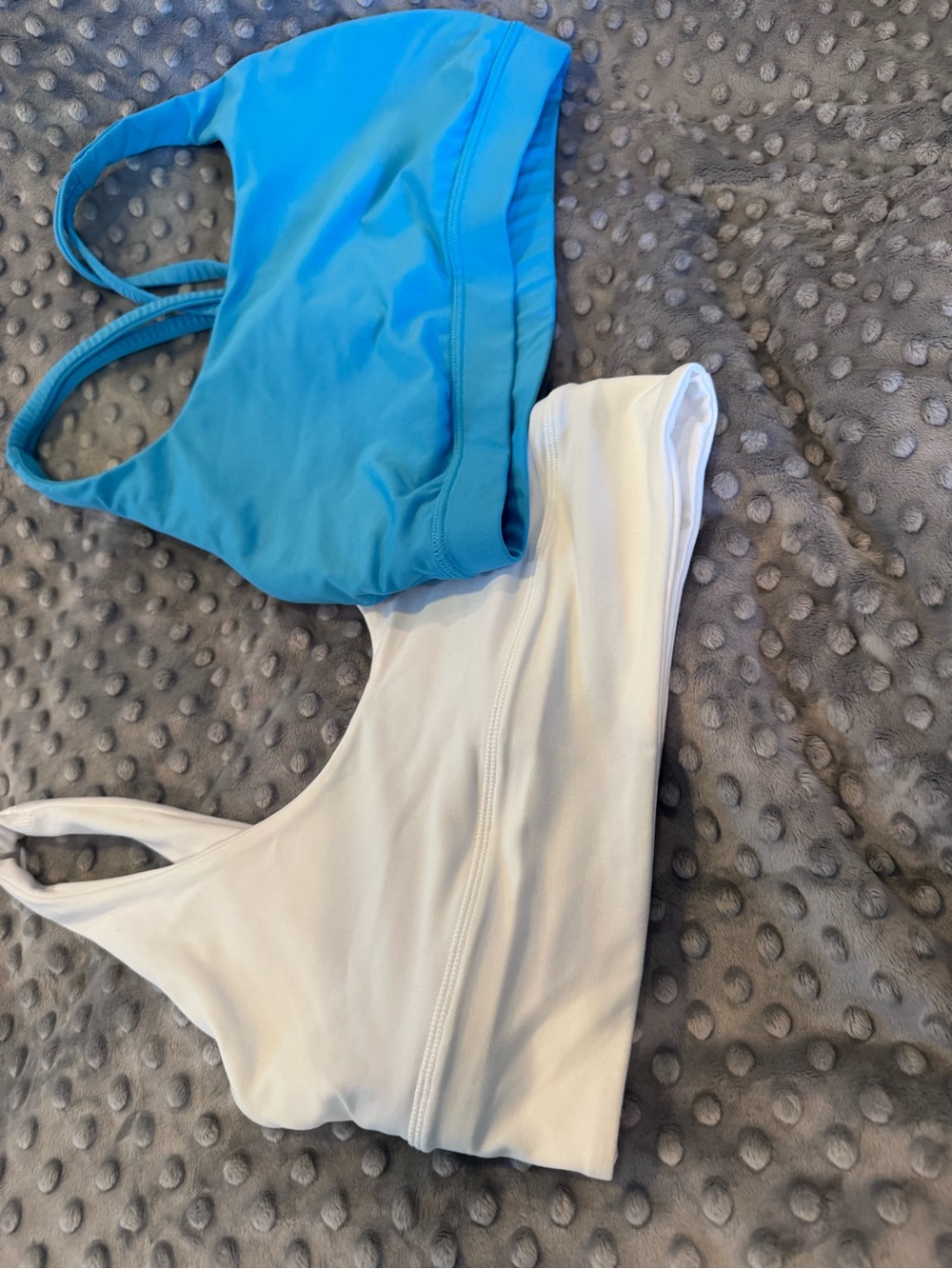 lululemon athletica Blue & White Sport Bralette Duo